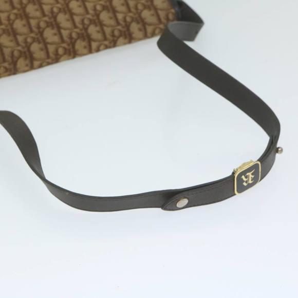 Christian Dior Trotter Canvas Shoulder Bag Brown Auth bs10601 - Picture 7 of 16